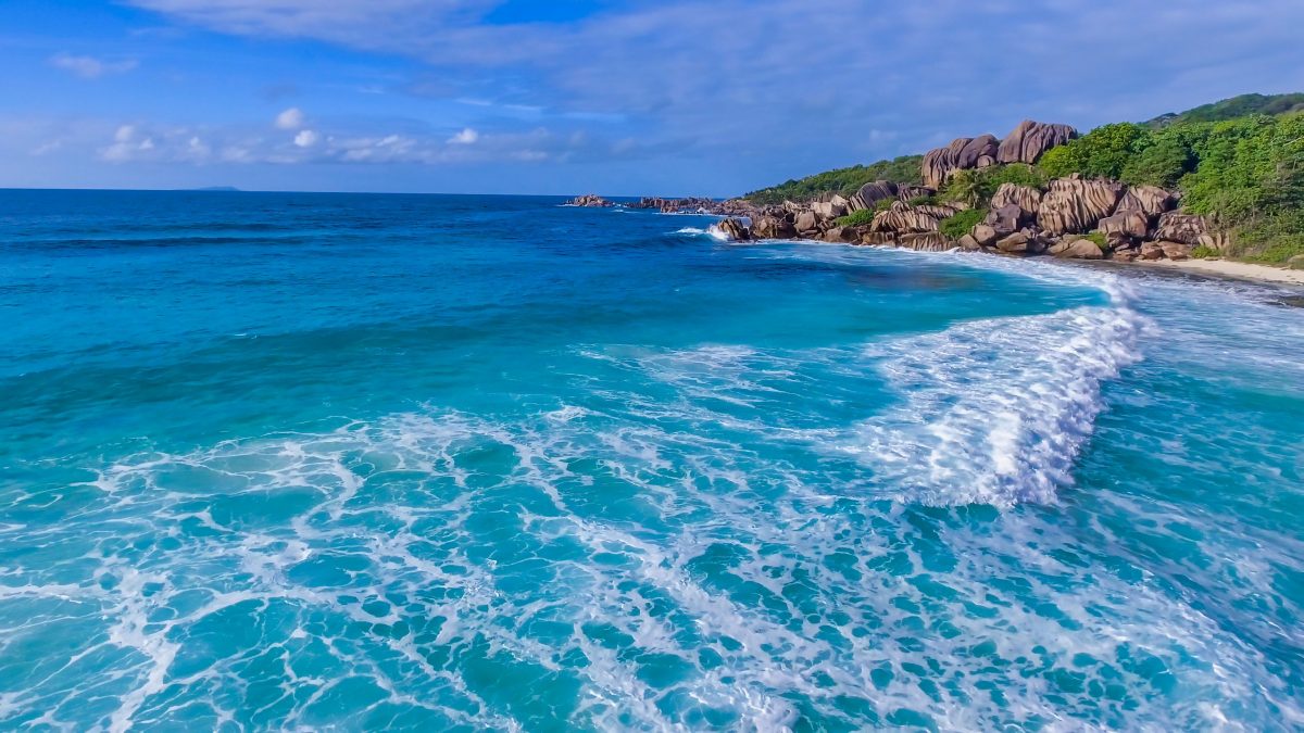 Open ocean water surface