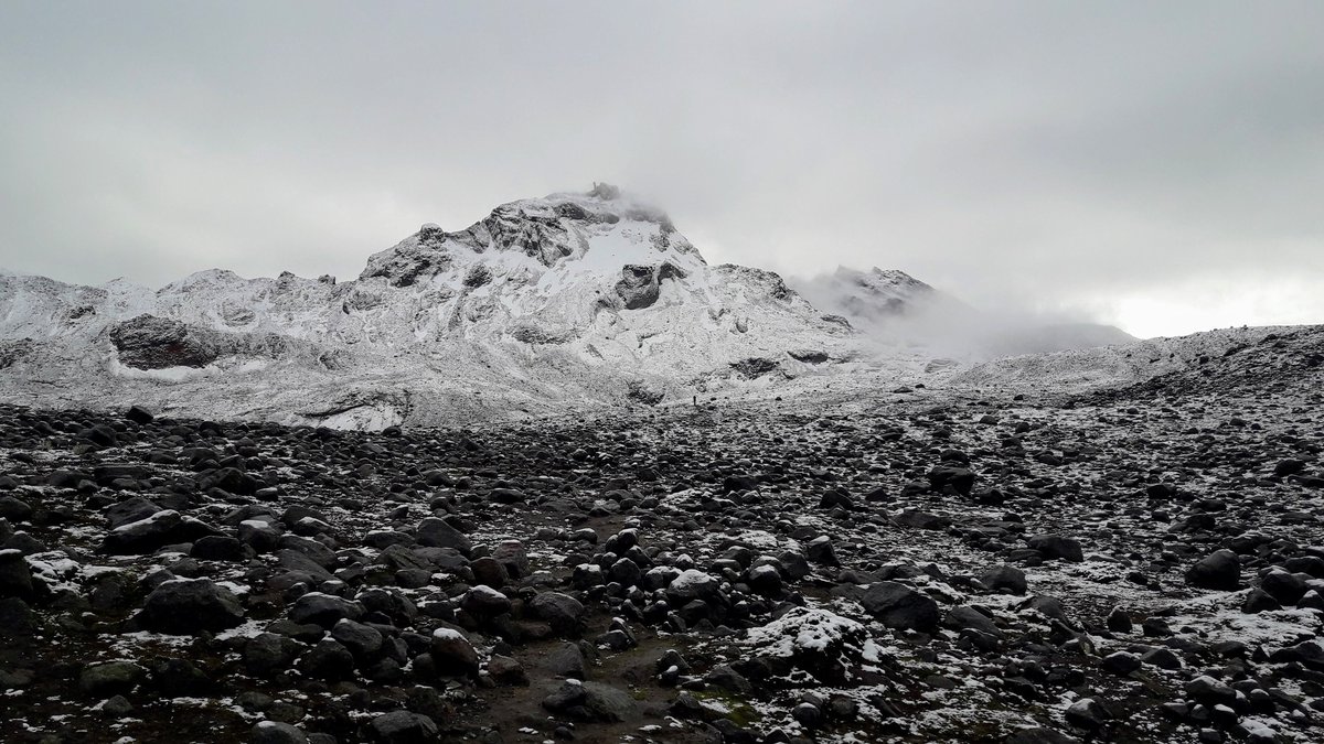 Chimborazo volcano Ecuador snow mountain