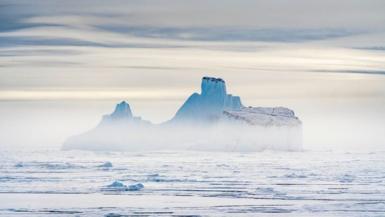 An iceberg the researchers observed in 2022