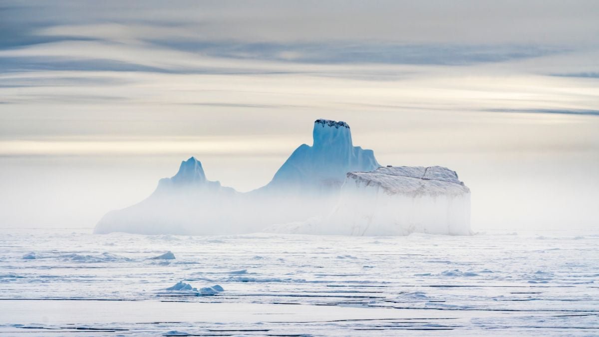 An iceberg the researchers observed in 2022