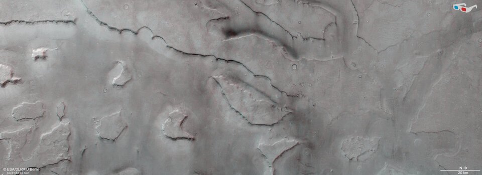 Mars’s Mamers Valles in 3D