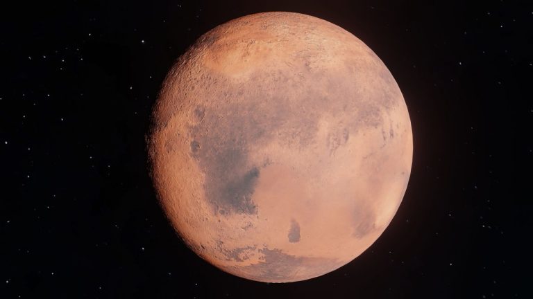 Mars planet surface
