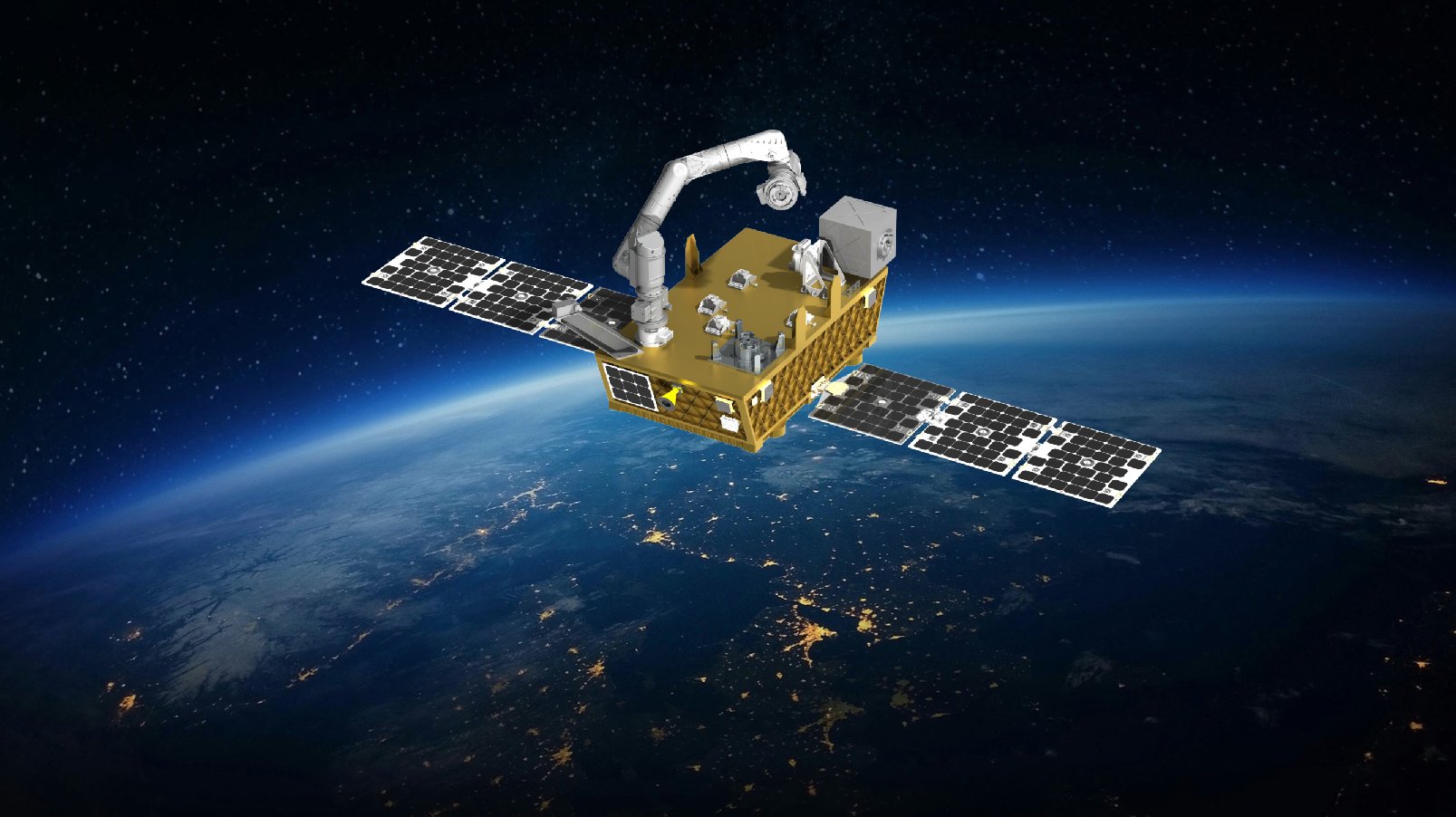 Fly Foundational Robots spacecraft concept with AstroPix detector payload