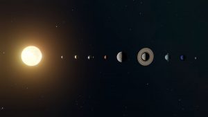 Planets orbiting a bright star