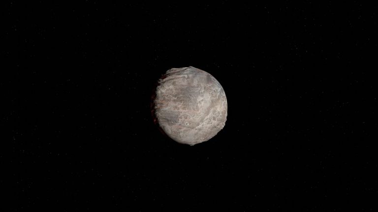 Rocky exoplanet in deep space