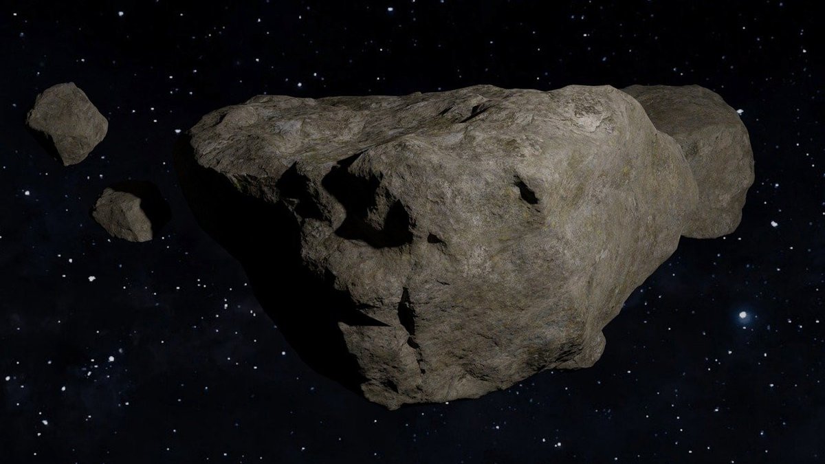 Meteorite asteroid space rock