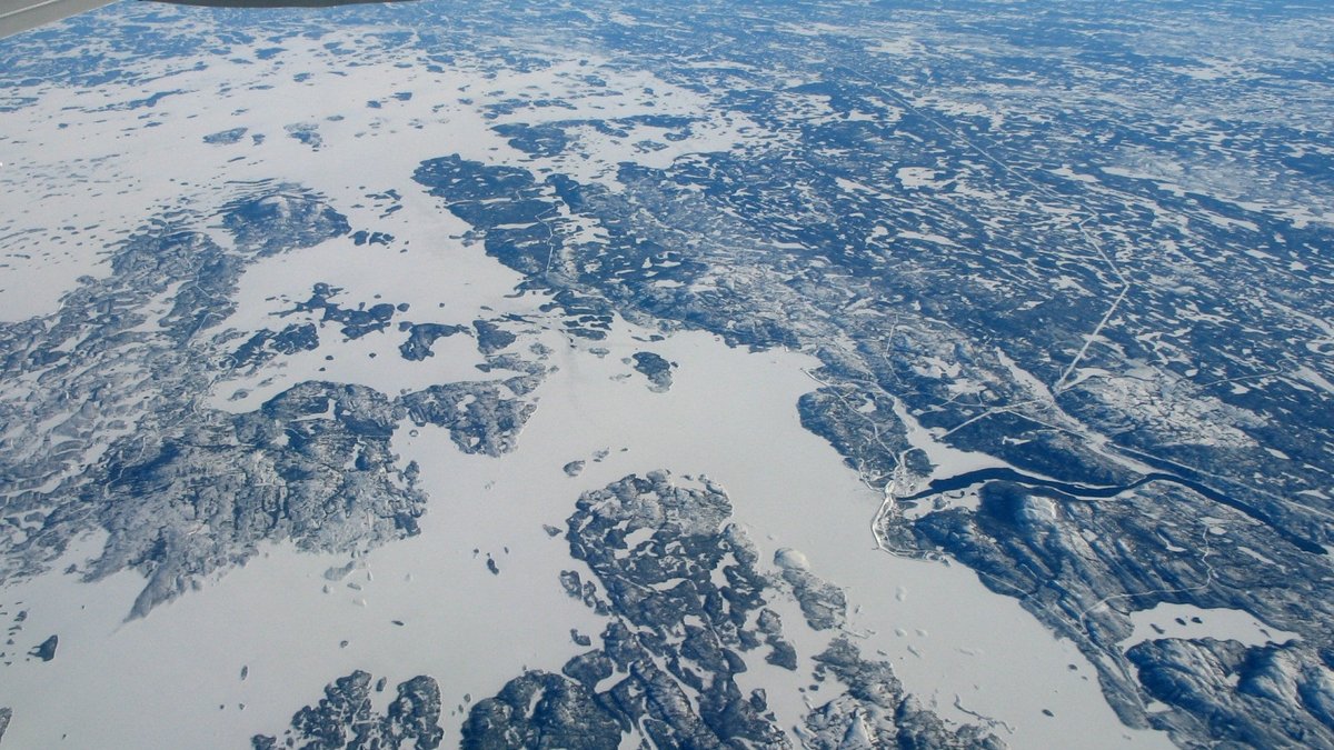 Laforge-1 hydroelectric reservoir and power station in northern Quebec