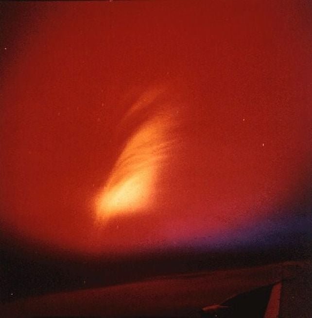 The Starfish Prime nuclear test, detonated 400 kilometers (248 miles) above the Pacific Ocean in 1962, roughly the same altitude at which the ISS orbits today. The explosion created an artificial radiation belt that damaged several satellites