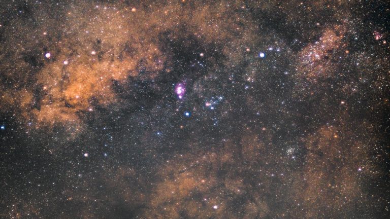 Captivating view of a star-filled expanse within the Milky Way galaxy