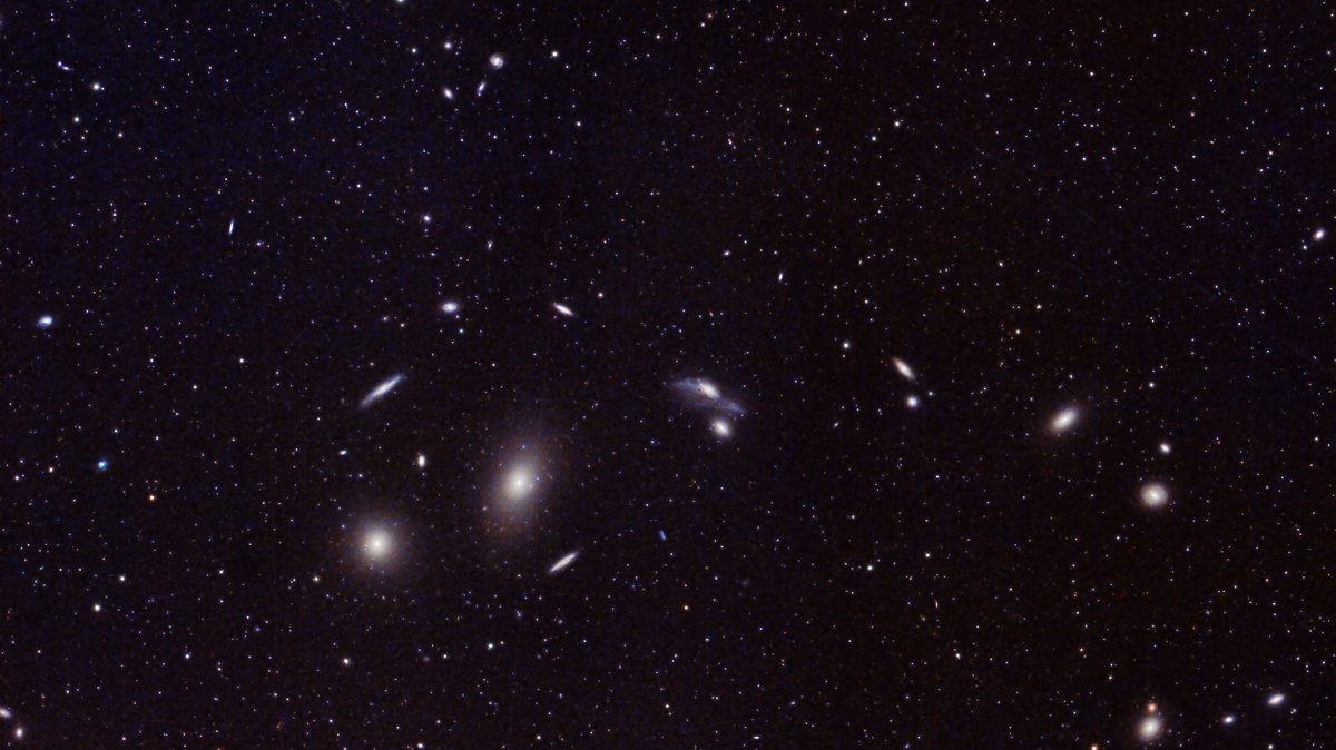 Distant galaxies and star clusters in deep space