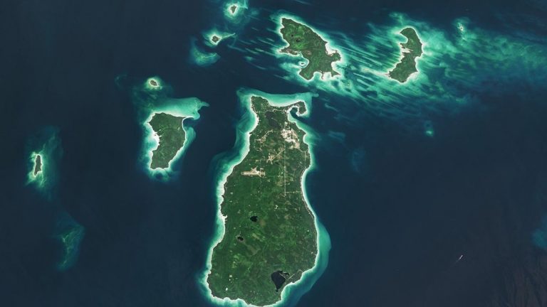 Beaver Archipelago islands in Lake Michigan