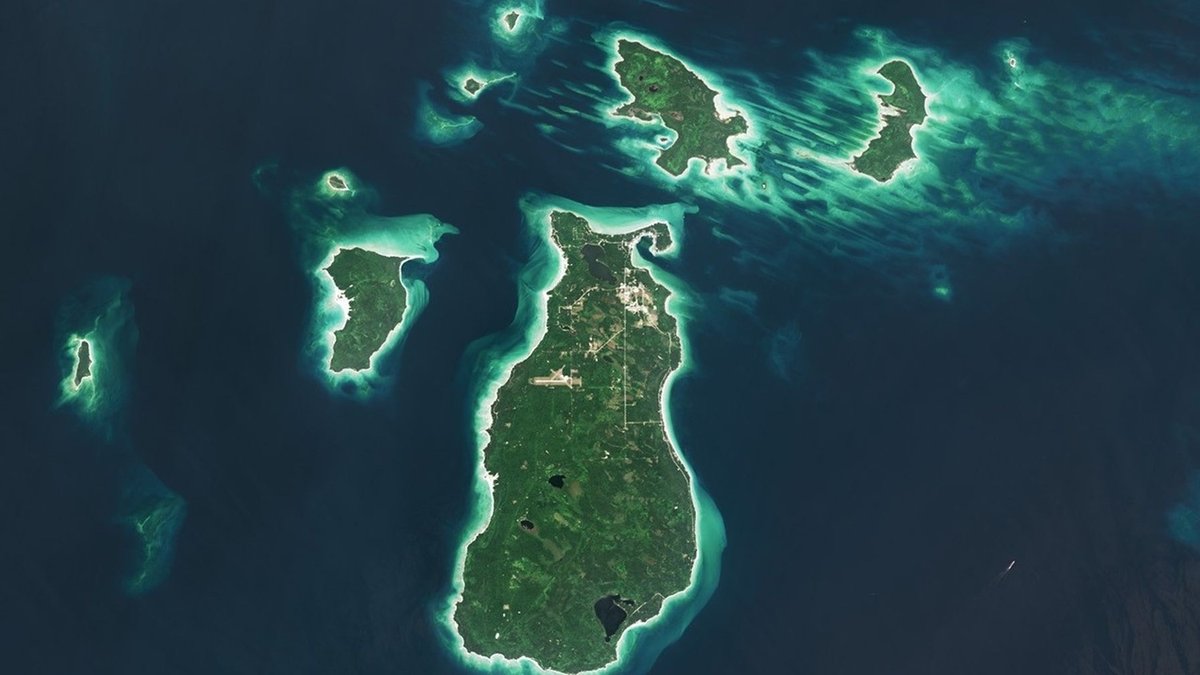 Beaver Archipelago islands in Lake Michigan