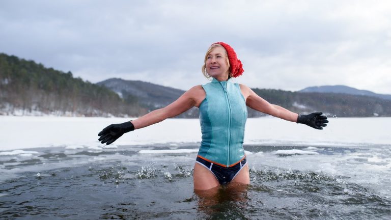 Face immersion cold water