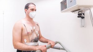 Microgravity treadmill running