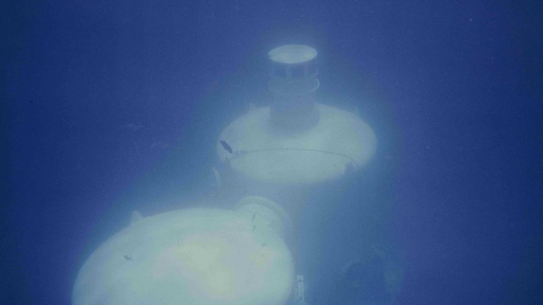 The Tektite II underwater habitat in the U.S. Virgin Islands in 1970