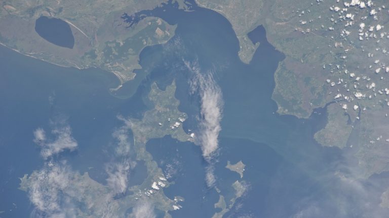 Bugala Island in Lake Victoria viewed from orbit