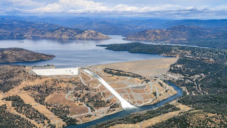 Oroville Dam in Northern California