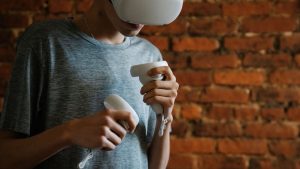Virtual reality brain experiment